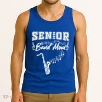 Senior Band Mom 2026 Saxophone Marching Band Class Of 2026 Gift Tank Top thumb 3