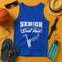 Senior Band Mom 2026 Saxophone Marching Band Class Of 2026 Gift Tank Top thumb 4