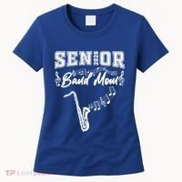 Senior Band Mom 2026 Saxophone Marching Band Class Of 2026 Gift Women's T-Shirt thumb 0