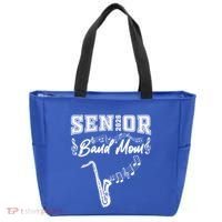 Senior Band Mom 2026 Saxophone Marching Band Class Of 2026 Gift Tote Bag thumb 0