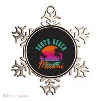 South Beach Miami Retro Florida Usa Souvenir Ornament thumb 0