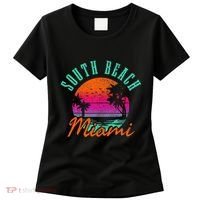 South Beach Miami Retro Florida Usa Souvenir Women's T-Shirt thumb 0