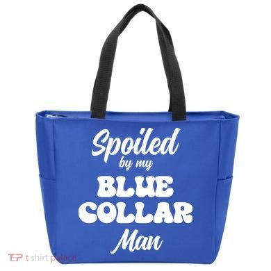 Spoiled By My Blue Collar Man Tote Bag