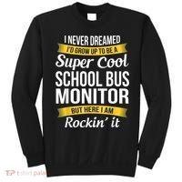 School Bus Monitor T Funny Sweatshirt thumb 0