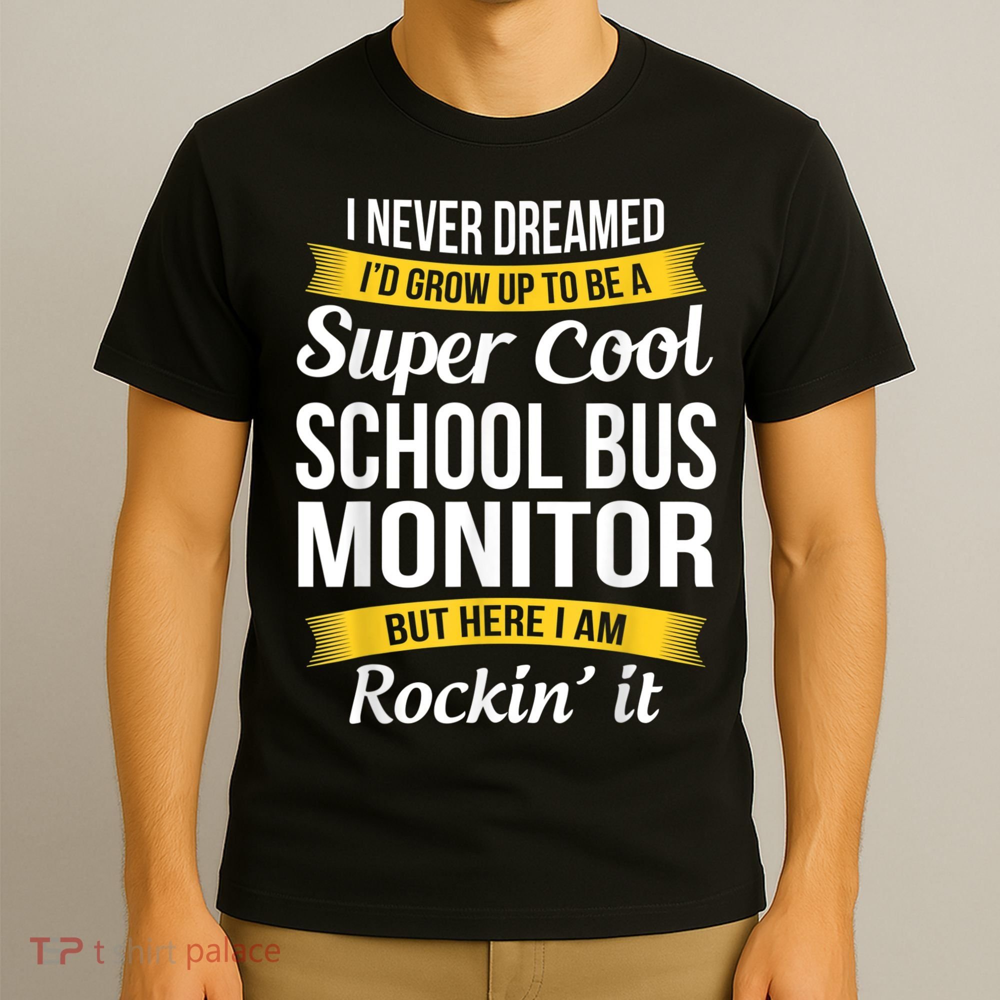 School Bus Monitor T Funny T-Shirt