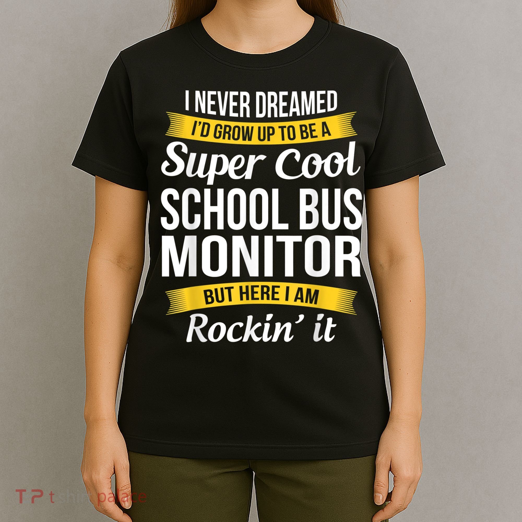 School Bus Monitor T Funny T-Shirt