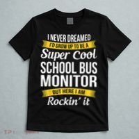 School Bus Monitor T Funny T-Shirt thumb 5