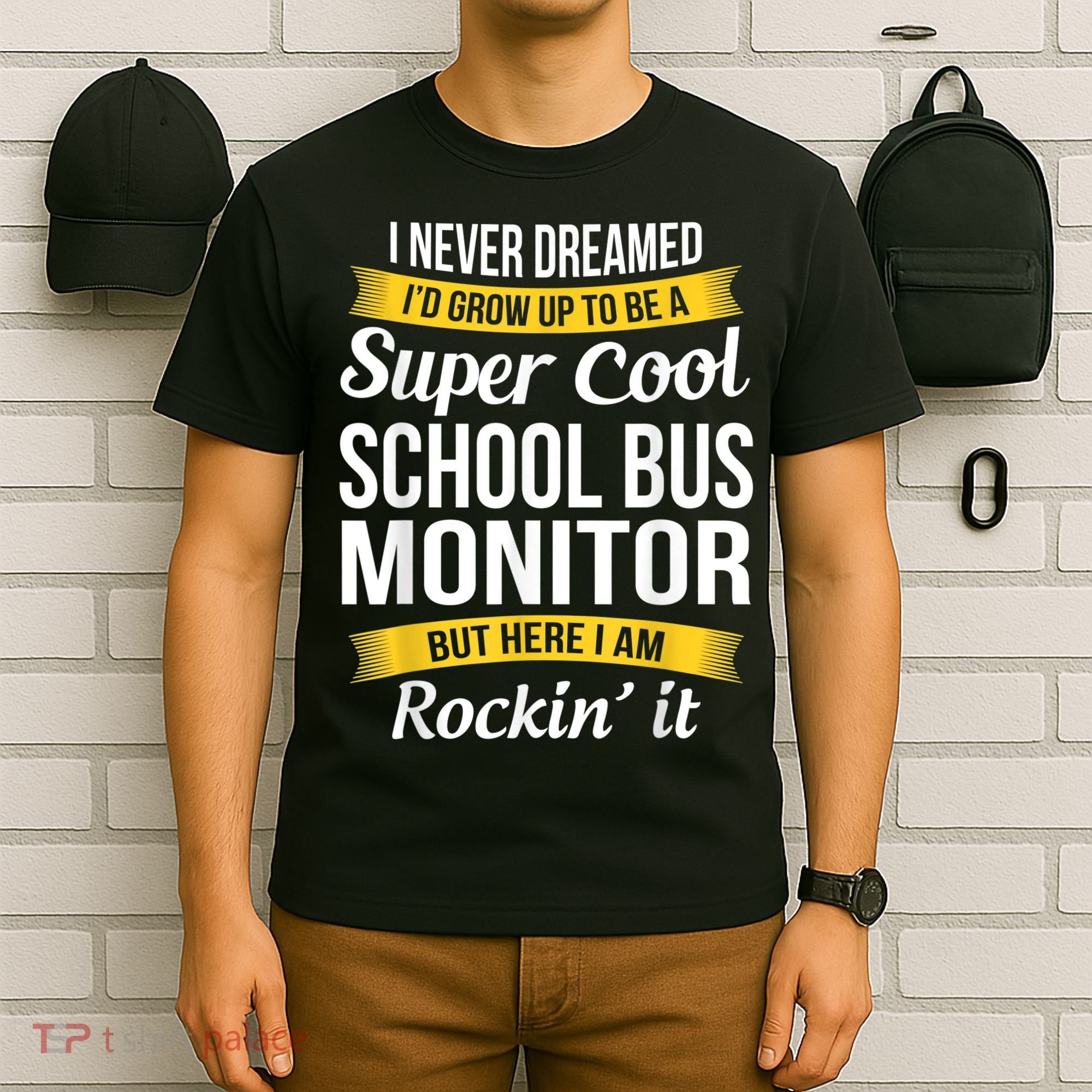School Bus Monitor T Funny T-Shirt