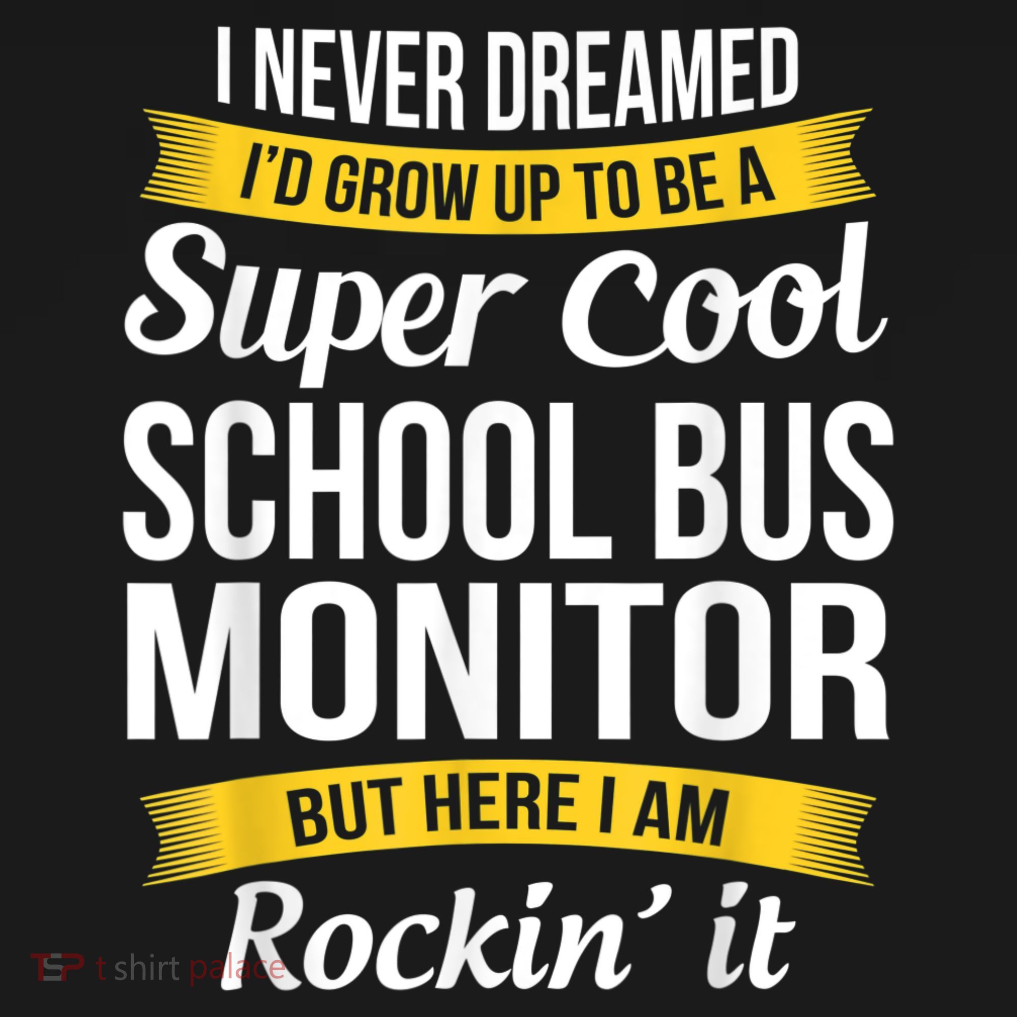 School Bus Monitor T Funny T-Shirt
