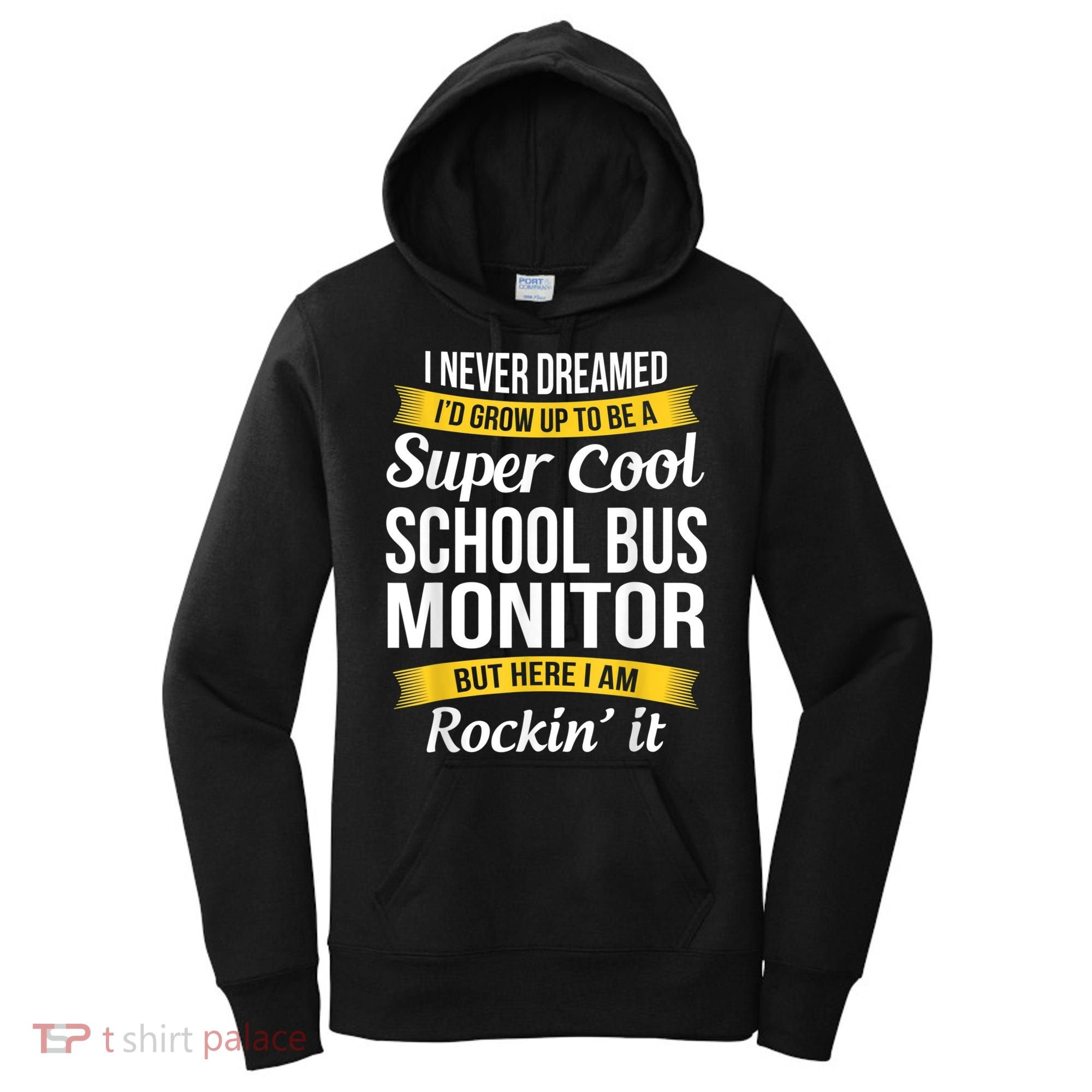 School Bus Monitor T Funny Women's Hoodie