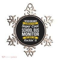 School Bus Monitor T Funny Ornament thumb 0