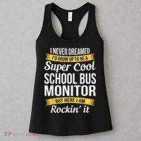 School Bus Monitor T Funny Women's Tank Top thumb 3