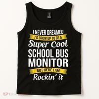 School Bus Monitor T Funny Tank Top thumb 2