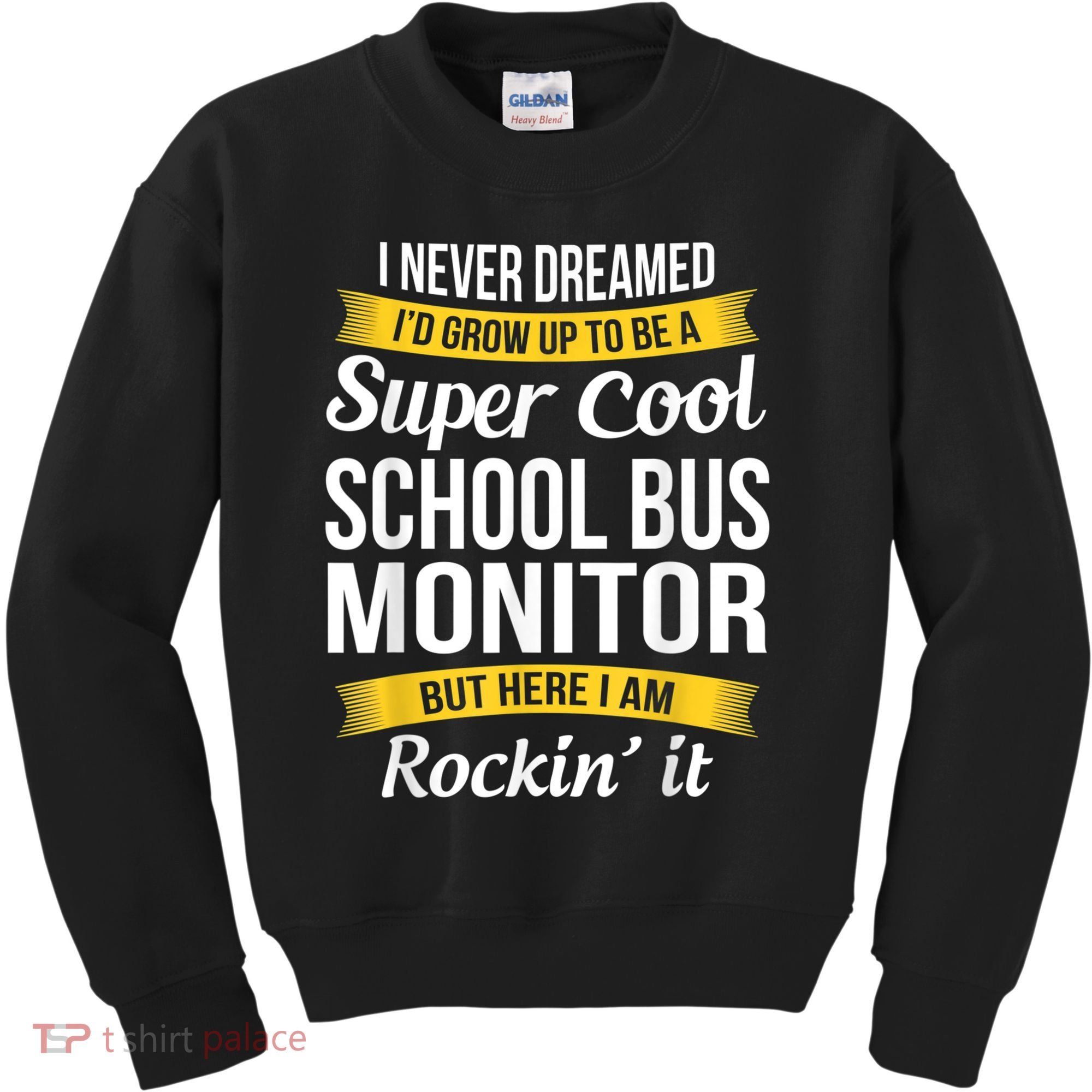 School Bus Monitor T Funny Kids Sweatshirt