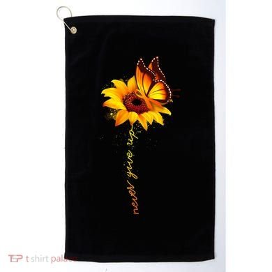 Sunflower Butterfly Multiple Sclerosis Awareness Ms Warrior Gift Golf Towel