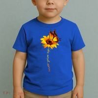 Sunflower Butterfly Multiple Sclerosis Awareness Ms Warrior Gift Toddler T-Shirt thumb 2