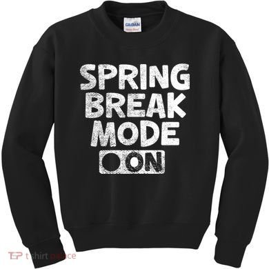 Spring Break Mode On Kids Sweatshirt