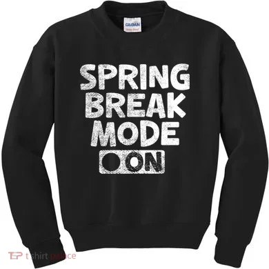 Spring Break Mode On Kids Sweatshirt