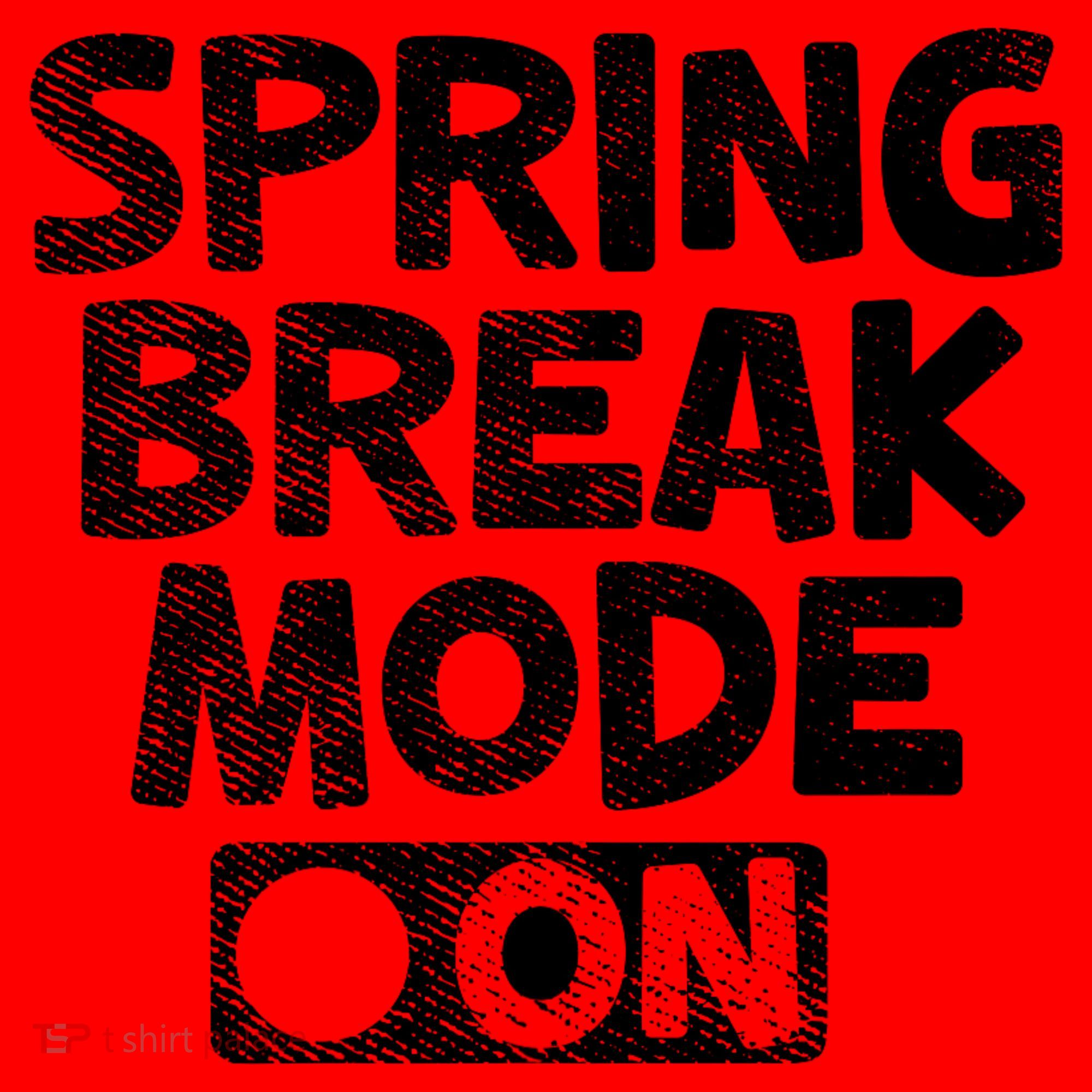 Spring Break Mode On Santa Hat