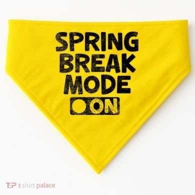 Spring Break Mode On USA-Made Doggie Bandana