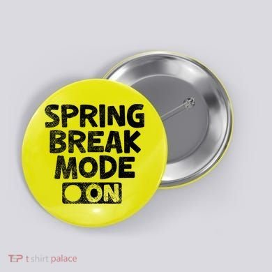 Spring Break Mode On Button