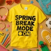 Spring Break Mode On Kids T-Shirt thumb 3