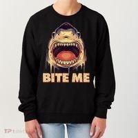 Shark Bite Me Gift Women's Sweatshirt thumb 0