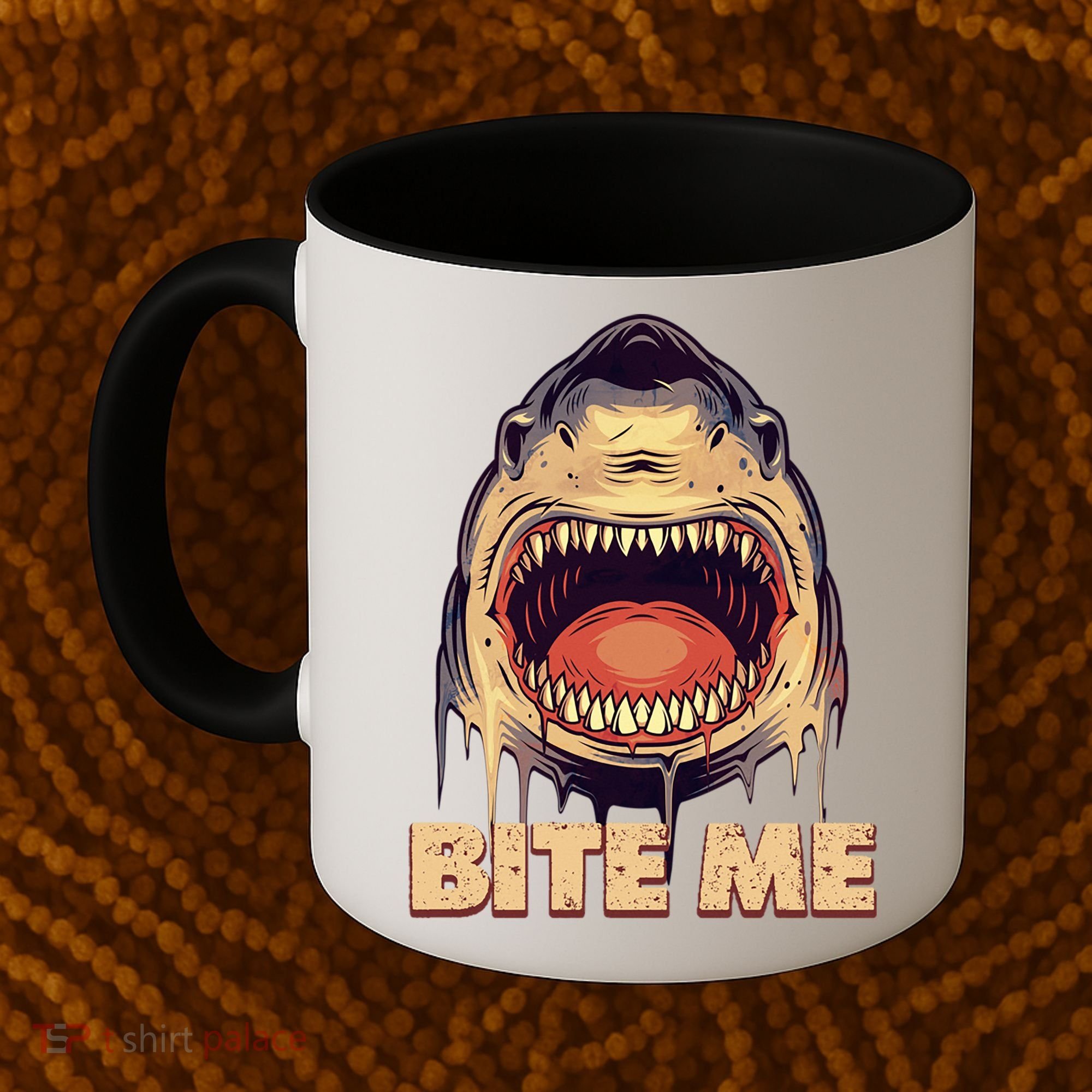 Shark Bite Me Gift Coffee Mug