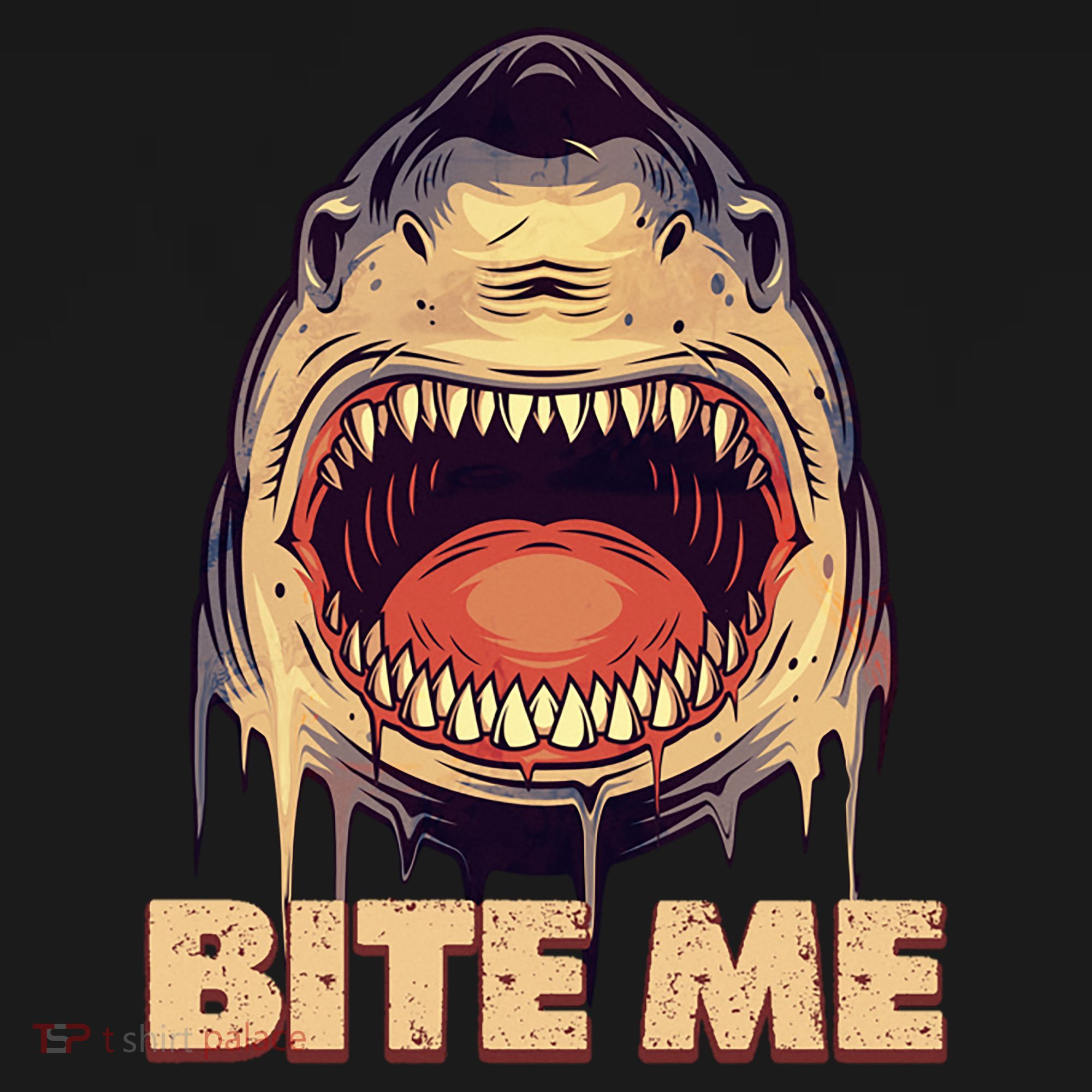 Shark Bite Me Gift Youth Performance Sprint T-Shirt