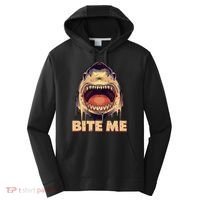 Shark Bite Me Gift Performance Fleece Hoodie thumb 0