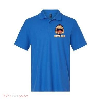Shark Bite Me Gift Polo