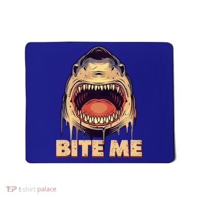 Shark Bite Me Gift Mousepad