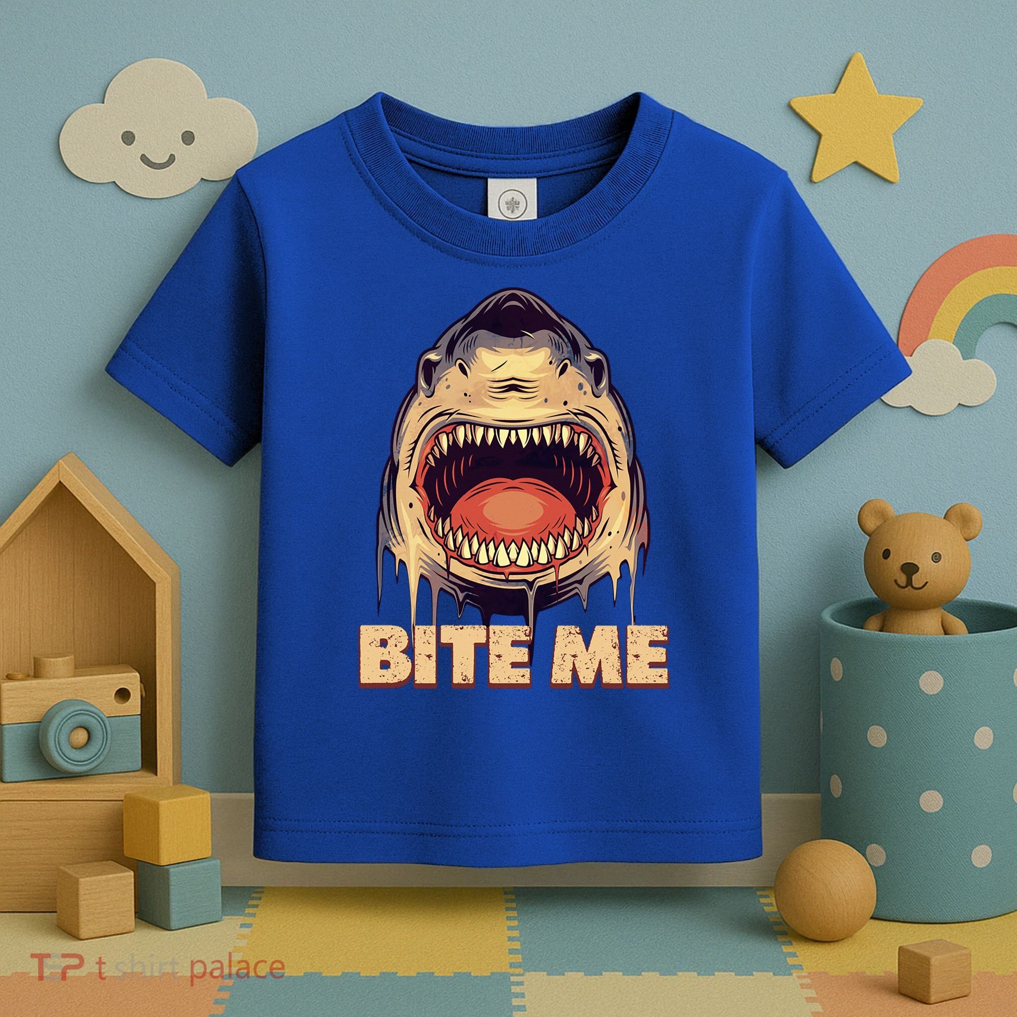 Shark Bite Me Gift Toddler T-Shirt