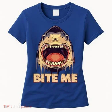 Shark Bite Me Gift Women's T-Shirt