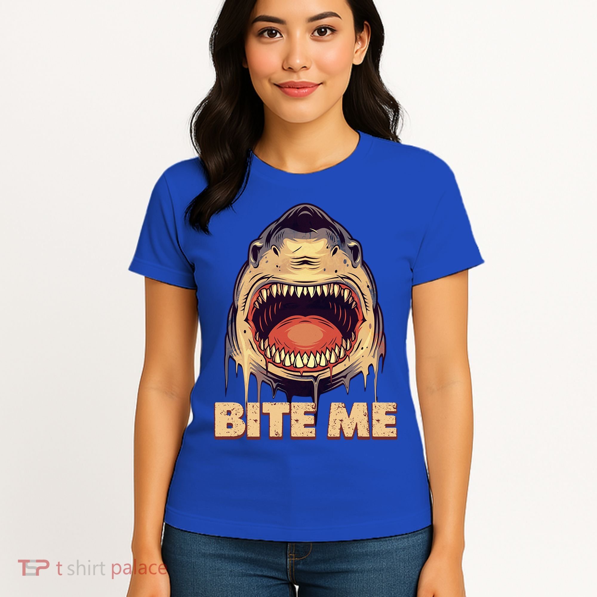 Shark Bite Me Gift Women's T-Shirt