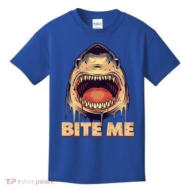Shark Bite Me Gift Kids T-Shirt