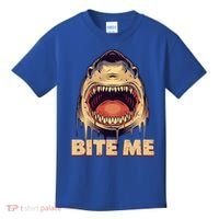 Shark Bite Me Gift Kids T-Shirt thumb 0