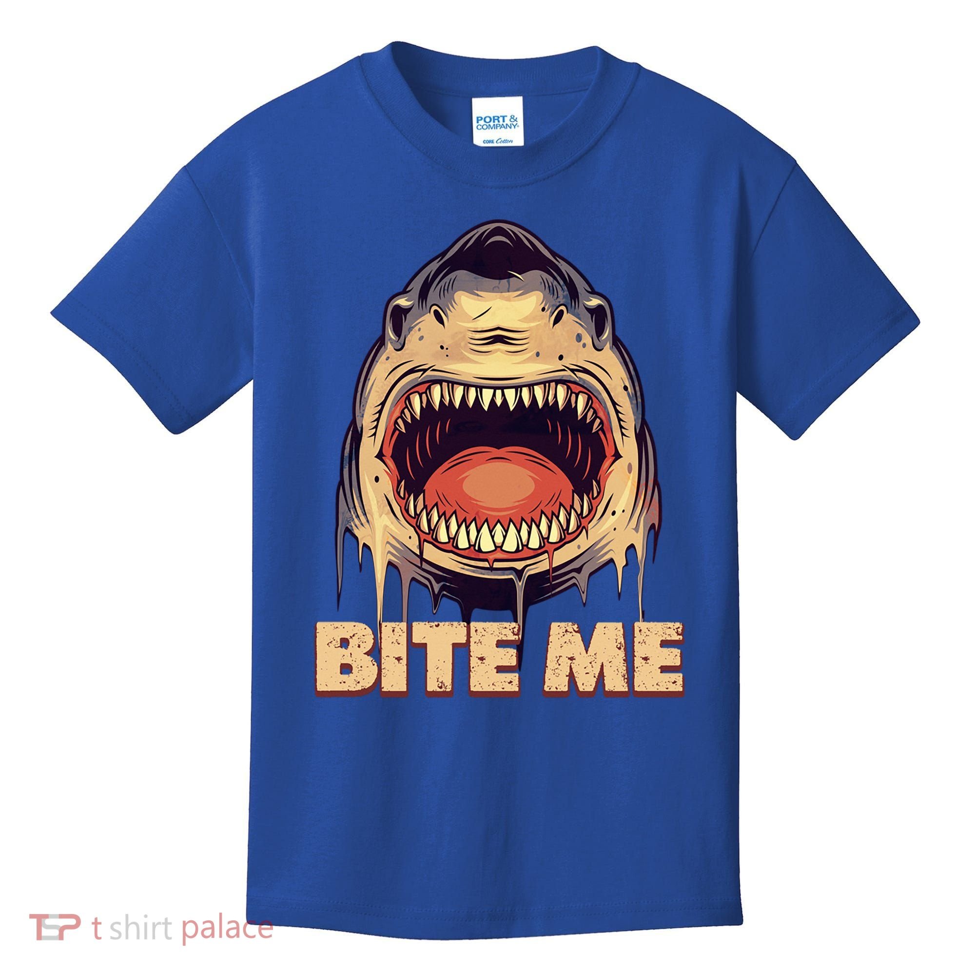 Shark Bite Me Gift Kids T-Shirt