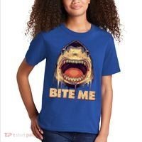Shark Bite Me Gift Kids T-Shirt thumb 2