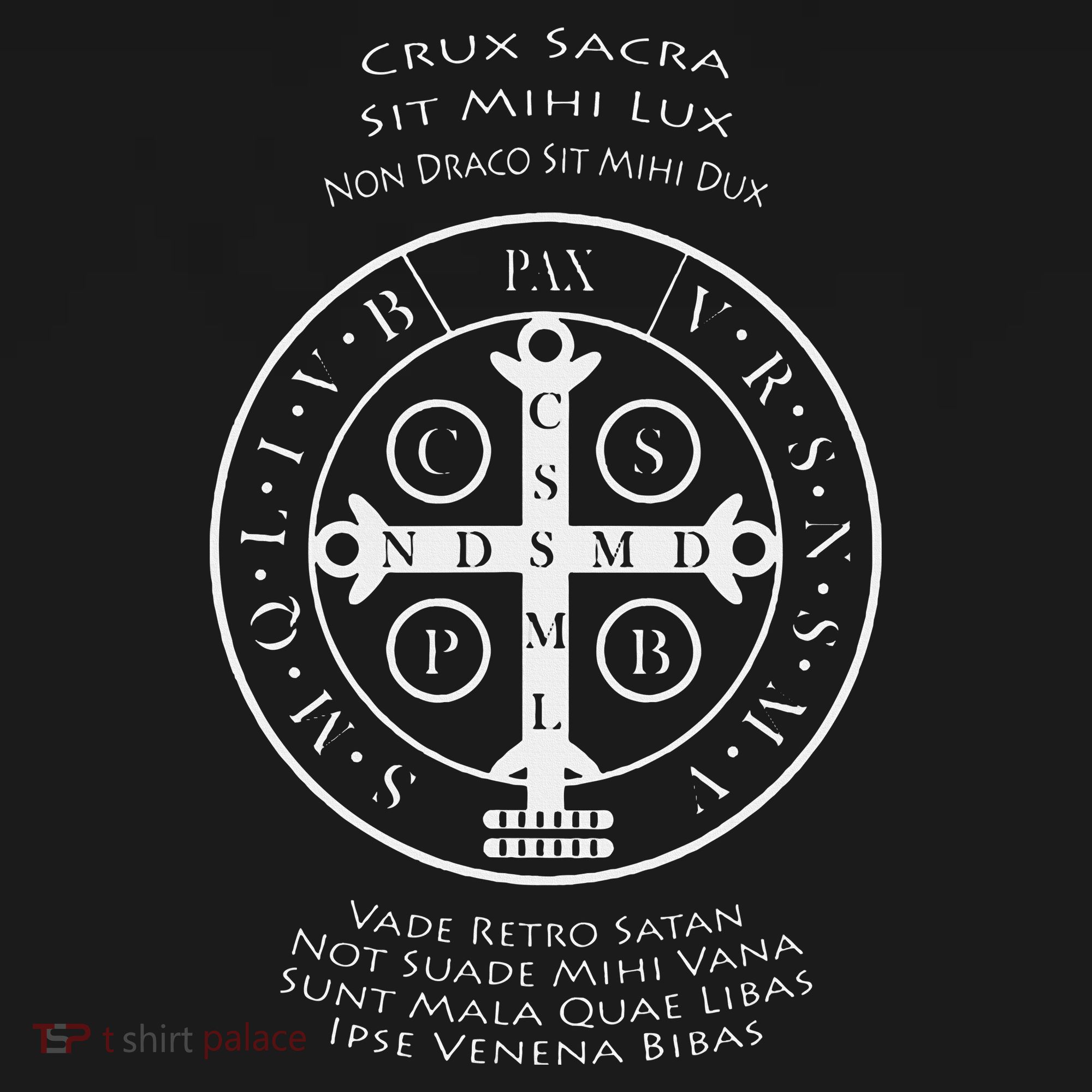 Saint Benedict Medal With Latin Prayer Religious Christian Sweatshirt