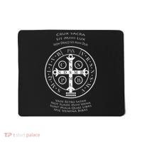 Saint Benedict Medal With Latin Prayer Religious Christian Mousepad thumb 0