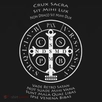 Saint Benedict Medal With Latin Prayer Religious Christian Mousepad thumb 1
