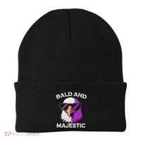 Sexy Bald Majestic Dad Husband Grandpa Joke Beanie thumb 0