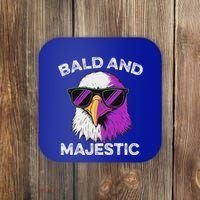 Sexy Bald Majestic Dad Husband Grandpa Joke Coaster thumb 0