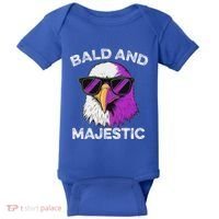 Sexy Bald Majestic Dad Husband Grandpa Joke Baby Bodysuit thumb 0