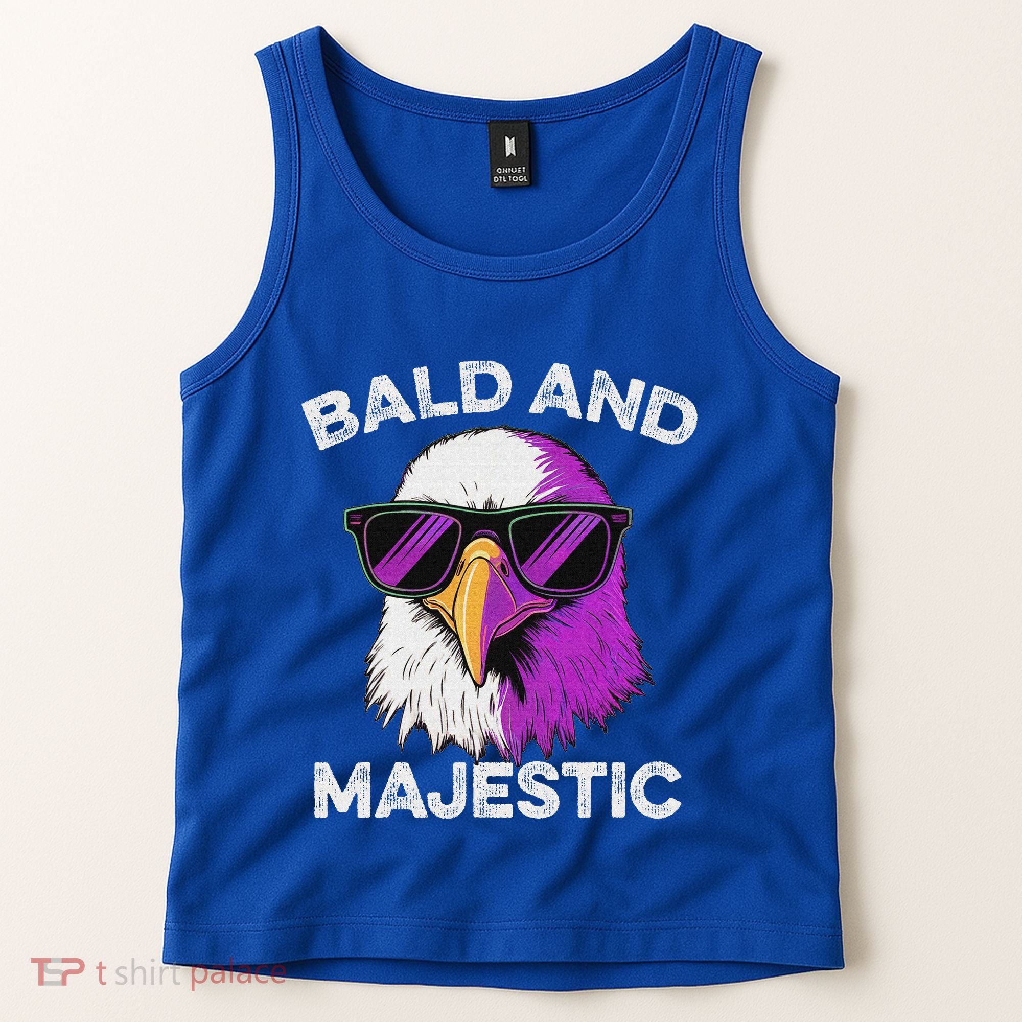 Sexy Bald Majestic Dad Husband Grandpa Joke Tank Top