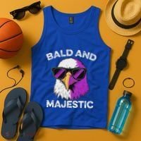 Sexy Bald Majestic Dad Husband Grandpa Joke Tank Top thumb 4
