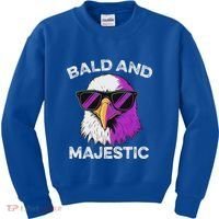 Sexy Bald Majestic Dad Husband Grandpa Joke Kids Sweatshirt thumb 0