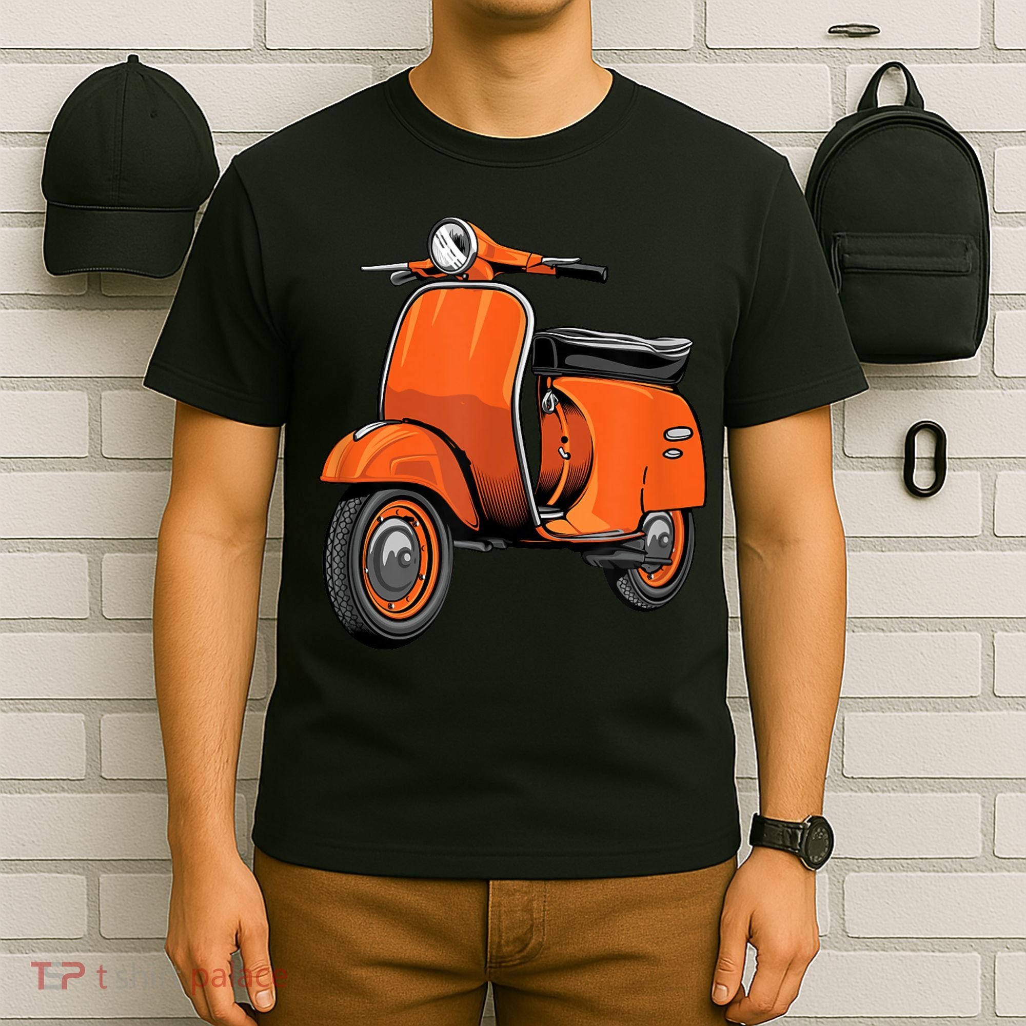 Scooter Bike Motorbike Scoot Moped Scooter T-Shirt