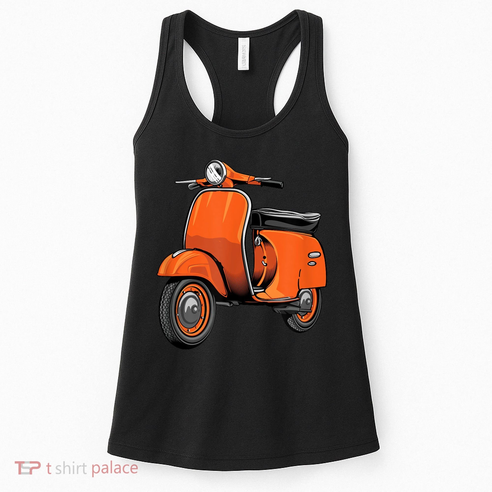 Scooter Bike Motorbike Scoot Moped Scooter Women's Tank Top